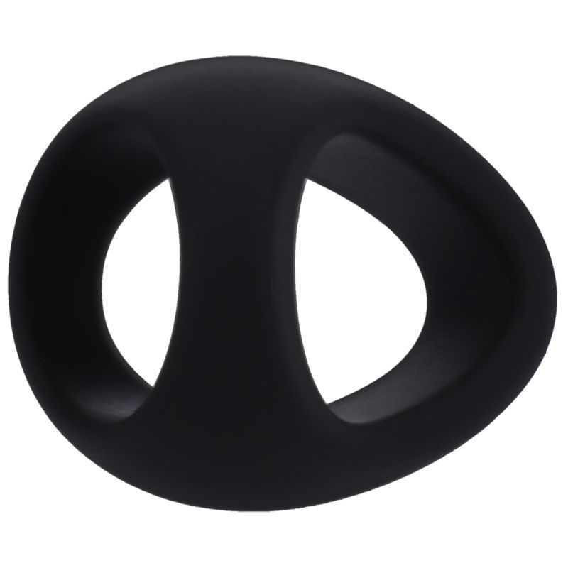 Stirrup Silicone Cock Ring (Onyx) – Silicone Cock Ring > Cock Ring > Sling - Tophatter Daily Deals