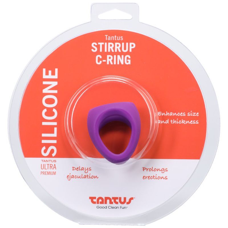 Tantus Stirrup Silicone Cock Ring in Lilac > Cock Ring > Sling - Tophatter Daily Deals