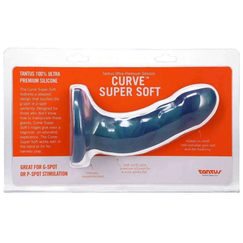 Tantus Curve Dildo Malachite 6 Inch for G-Spot and P-Spot Stimulation > Dildos > Neutral Dildos - Tophatter Daily Deals