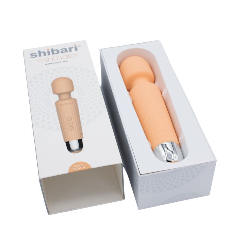 Shibari Mini Halo Wireless 20X Peach Massager 6 Inches > Sex Toys > Mini Massagers - Tophatter Daily Deals