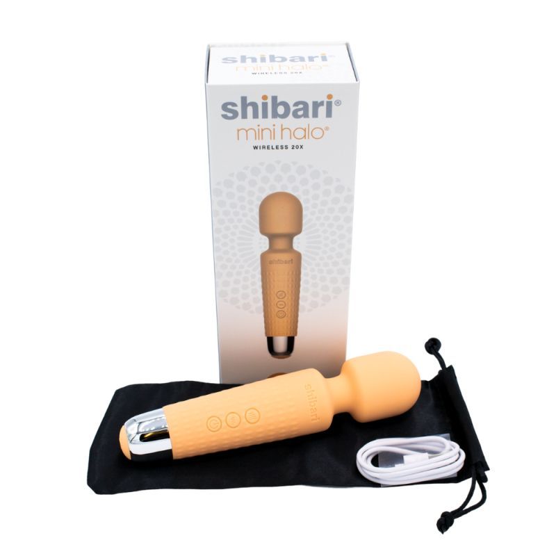Shibari Mini Halo Wireless 20X Peach Massager 6 Inches > Sex Toys > Mini Massagers - Tophatter Daily Deals