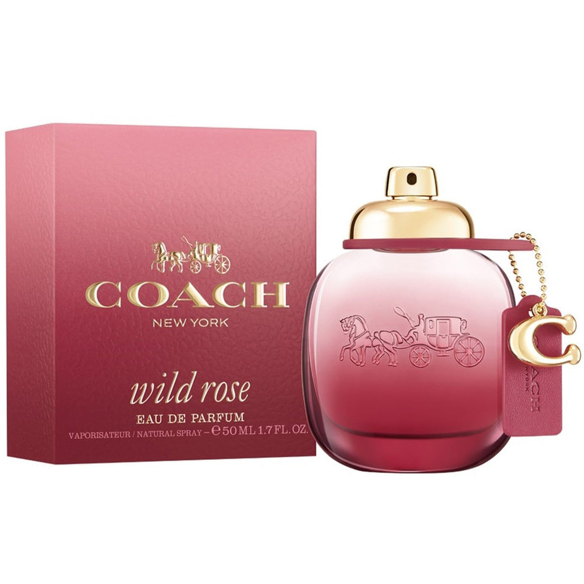Coach Wild Rose Eau De Parfum 50ml Spray - Tophatter Daily Deals