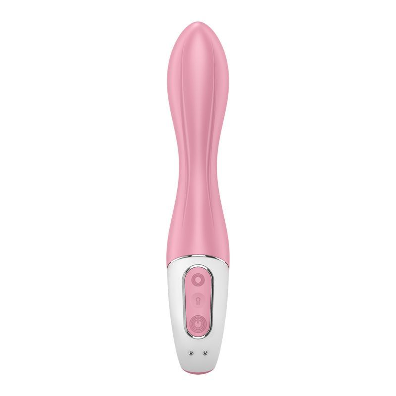 Satisfyer Air Pump Vibrator 2 (Light Red) – Inflatable Shaft Vibrator > Vibrators > Standard Vibrators - Tophatter Daily Deals