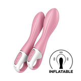 Satisfyer Air Pump Vibrator 2 (Light Red) – Inflatable Shaft Vibrator > Vibrators > Standard Vibrators - Tophatter Daily Deals
