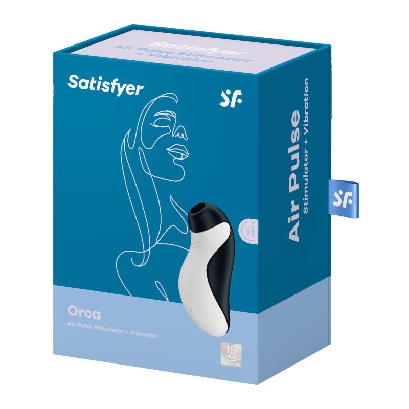 Satisfyer Orca Double Air Pulse Clitoral Vibrator With Vibration > Sex Toys For Ladies > Air Pulsation - Tophatter Daily Deals