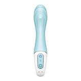 Satisfyer Air Pump Vibrator 5+ Blue 15mm Inflatable Shaft > Sex Toys For Ladies > G-Spot Vibrators - Tophatter Daily Deals