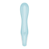 Satisfyer Air Pump Vibrator 5+ Blue 15mm Inflatable Shaft > Sex Toys For Ladies > G-Spot Vibrators - Tophatter Daily Deals