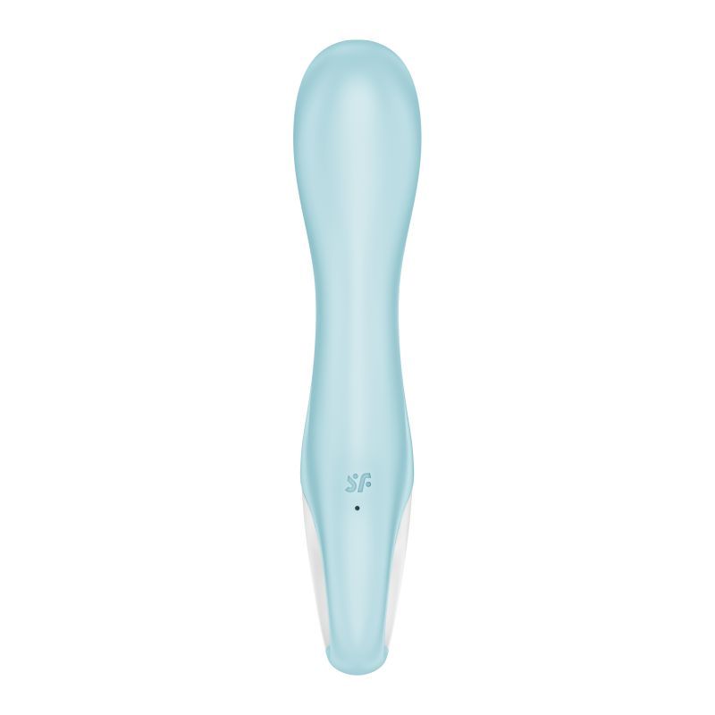 Satisfyer Air Pump Vibrator 5+ Blue 15mm Inflatable Shaft > Sex Toys For Ladies > G-Spot Vibrators - Tophatter Daily Deals
