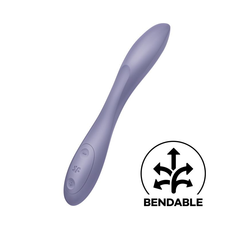 Satisfyer G-Spot Flex 2 Dark Violet Vibrator 8.5 Inches > Sex Toys For Ladies > G-Spot Vibrators - Tophatter Daily Deals