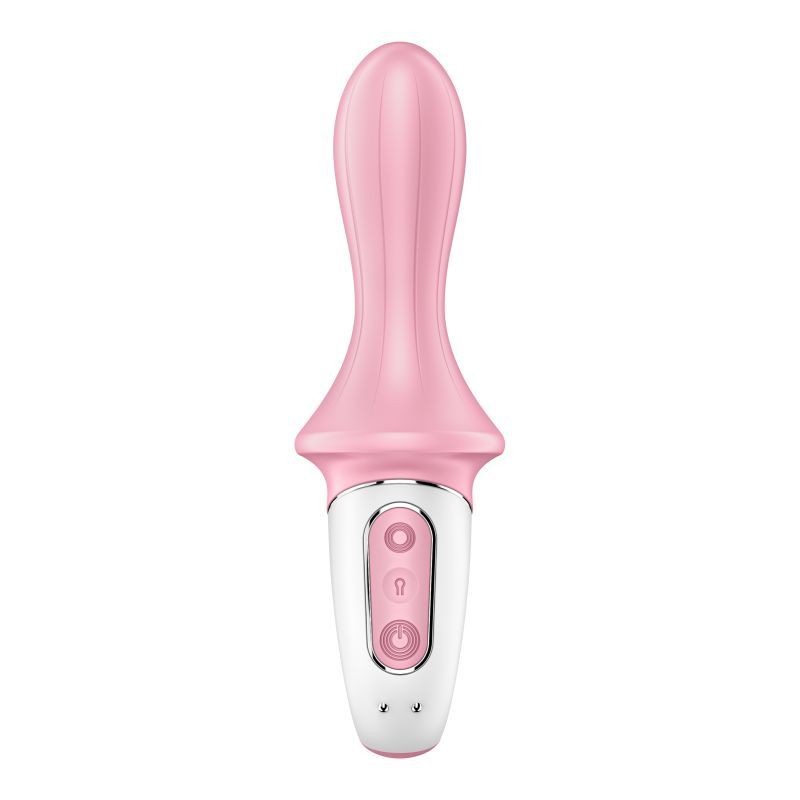 Satisfyer Air Pump Booty 5+ Red Inflatable Anal Vibrator > Anal Range > Tunnel and Stretchers - Tophatter Daily Deals