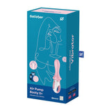 Satisfyer Air Pump Booty 5+ Red Inflatable Anal Vibrator > Anal Range > Tunnel and Stretchers - Tophatter Daily Deals