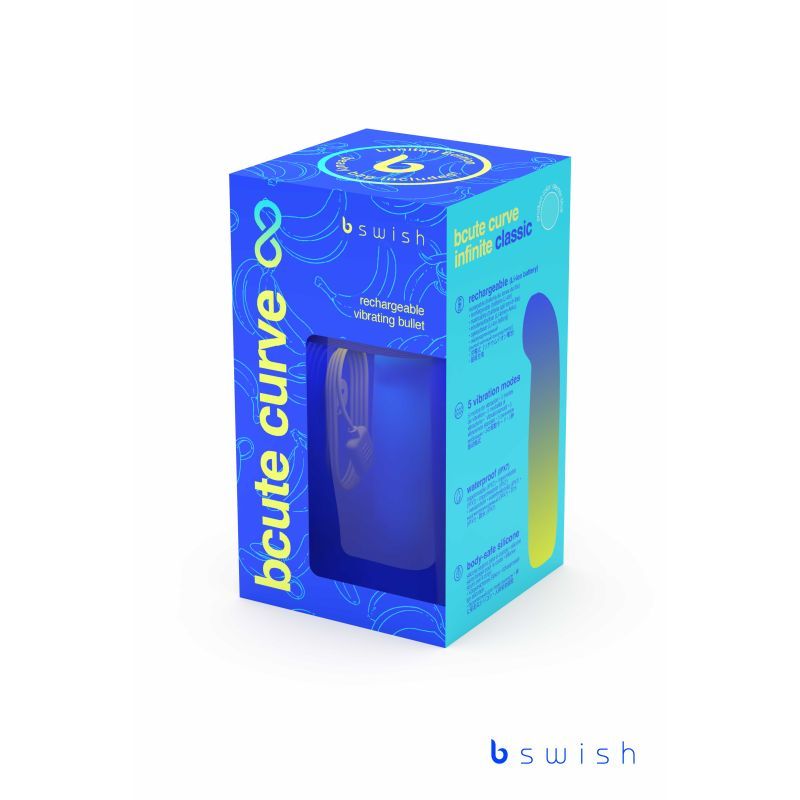 Bcute Curve Infinite Classic (Electric Blue, Limited Edition) – Electric Vibrator > Sex Toys For Ladies > G-Spot Vibrators - Tophatter Daily Deals