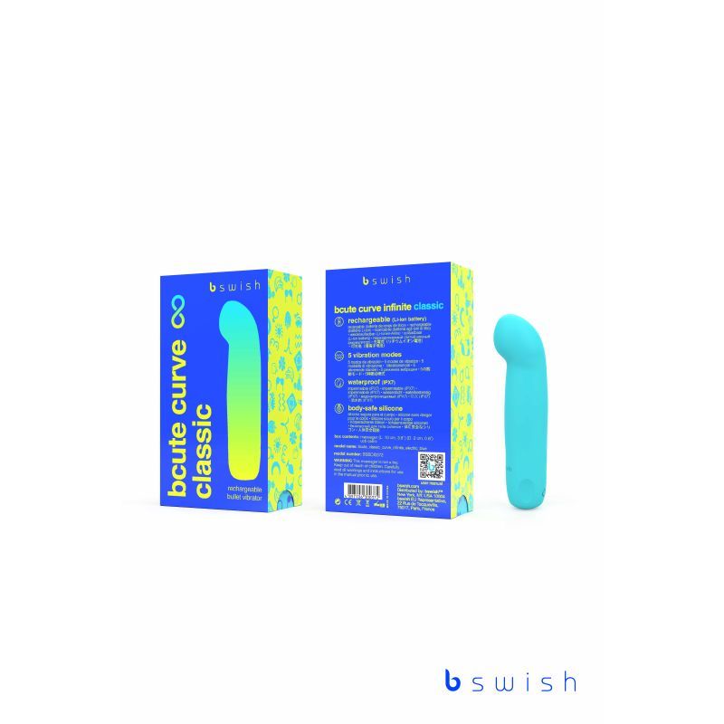 Bcute Curve Infinite Classic Electric Blue Waterproof 7.5 Inch > Sex Toys For Ladies > G-Spot Vibrators - Tophatter Daily Deals