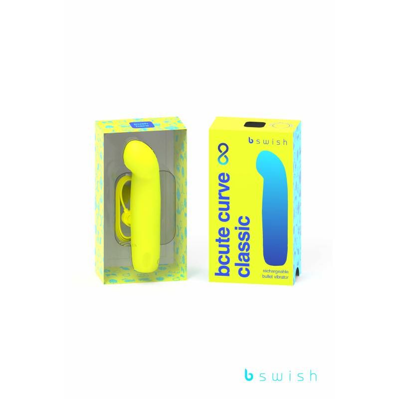 Bcute Curve Infinite Classic Citrus Yellow Waterproof Vibrator > Sex Toys For Ladies > G-Spot Vibrators - Tophatter Daily Deals