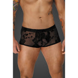 Noir Sheer Floral Lace Pants – Transparent Stretch Lingerie Pants > Clothes > Mens Trunks - Tophatter Daily Deals