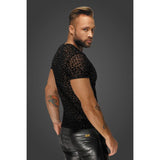 Leopard Flock V Neck T Shirt for Men > Clothes > Mens Apparel - Tophatter Daily Deals