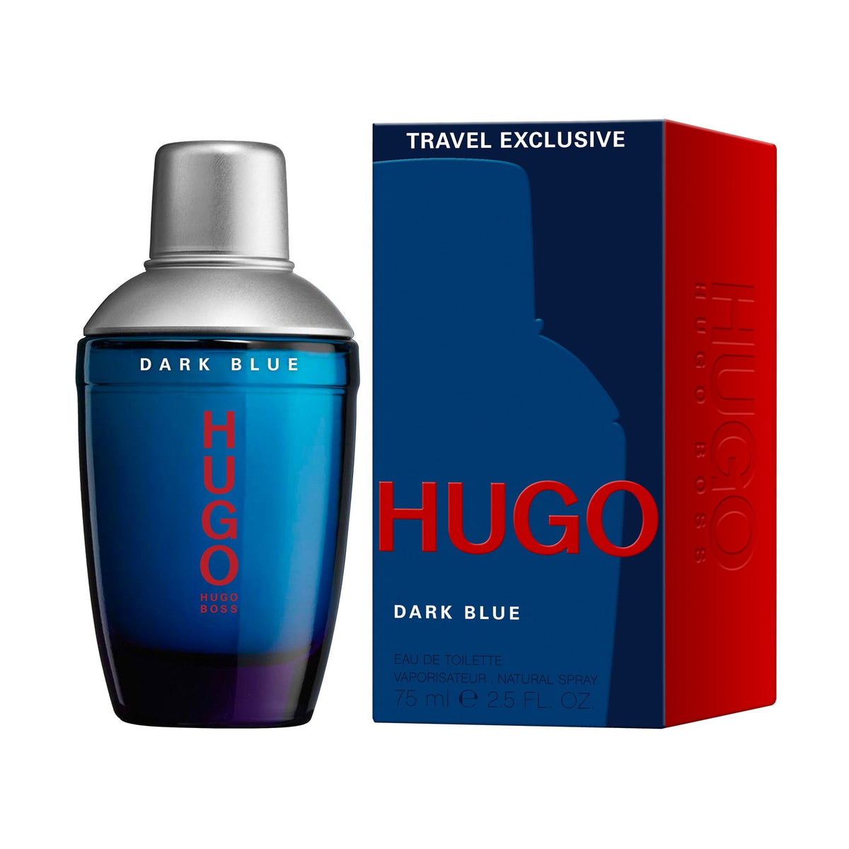 Hugo Boss Dark Blue Eau De Toilette 75ml Spray (30) - Tophatter Daily Deals