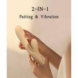 Pada Rabbit and G-Spot Pulsing Vibrator White 21.6cm > Sex Toys For Ladies > G-Spot Vibrators - Tophatter Daily Deals