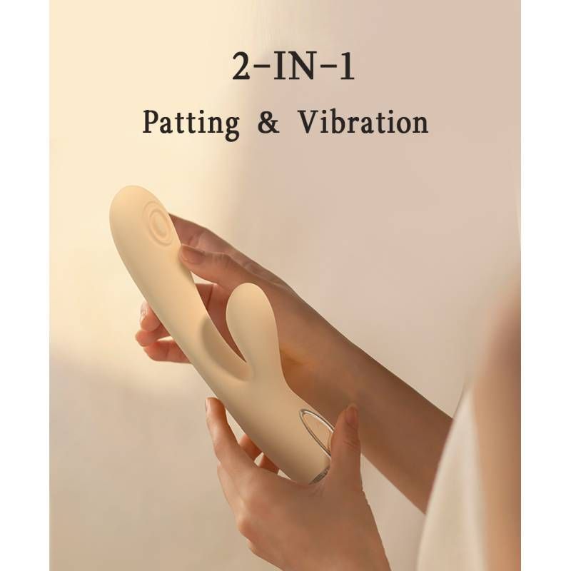 Pada Rabbit and G-Spot Pulsing Vibrator White 21.6cm > Sex Toys For Ladies > G-Spot Vibrators - Tophatter Daily Deals