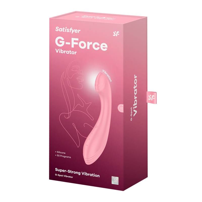 Satisfyer G-Force Pink G-Spot Vibrator 19 cm Long > Sex Toys For Ladies > G-Spot Vibrators - Tophatter Daily Deals