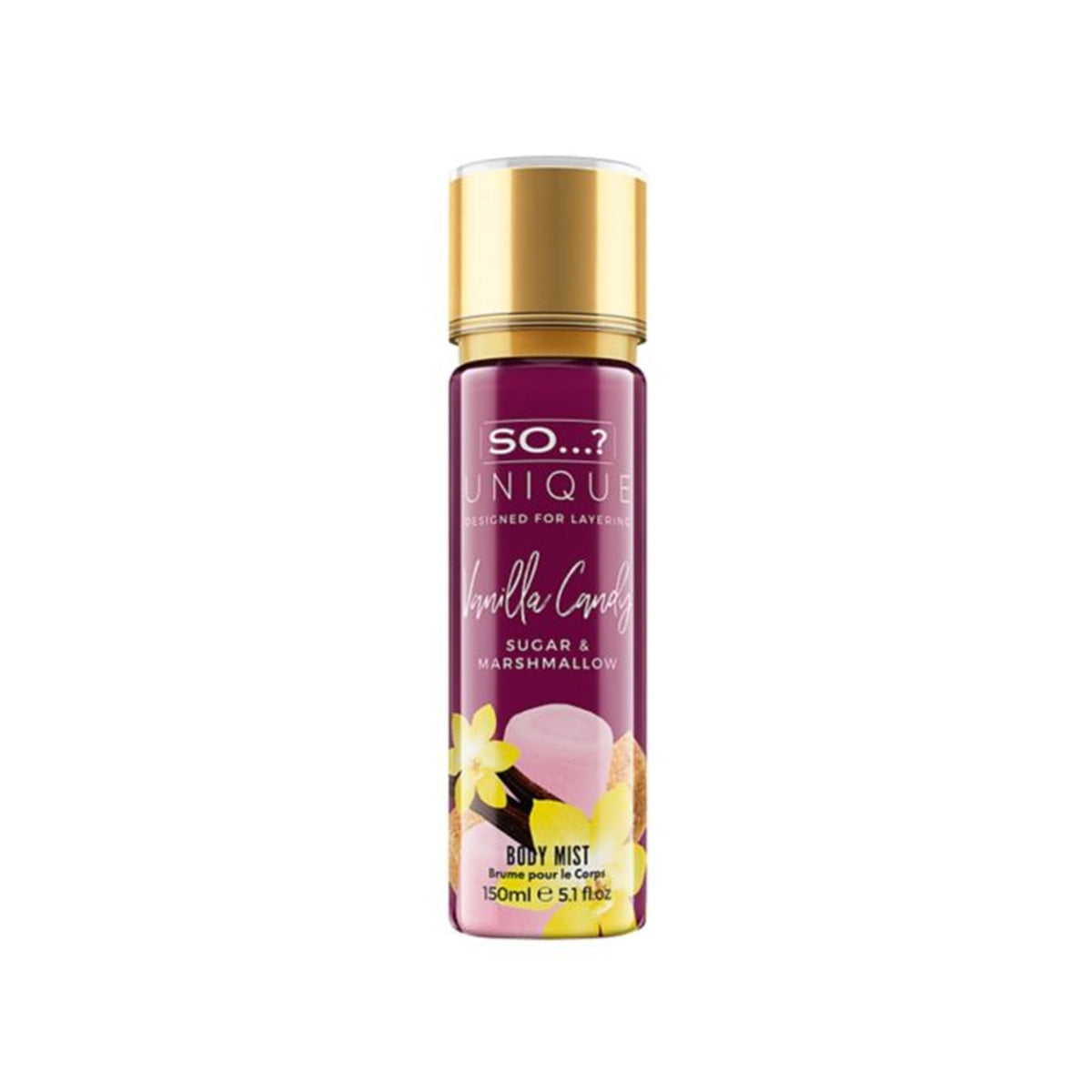 So...? Unique Vanilla Candy Body Mist 150ml Spray Default Title - Tophatter Daily Deals