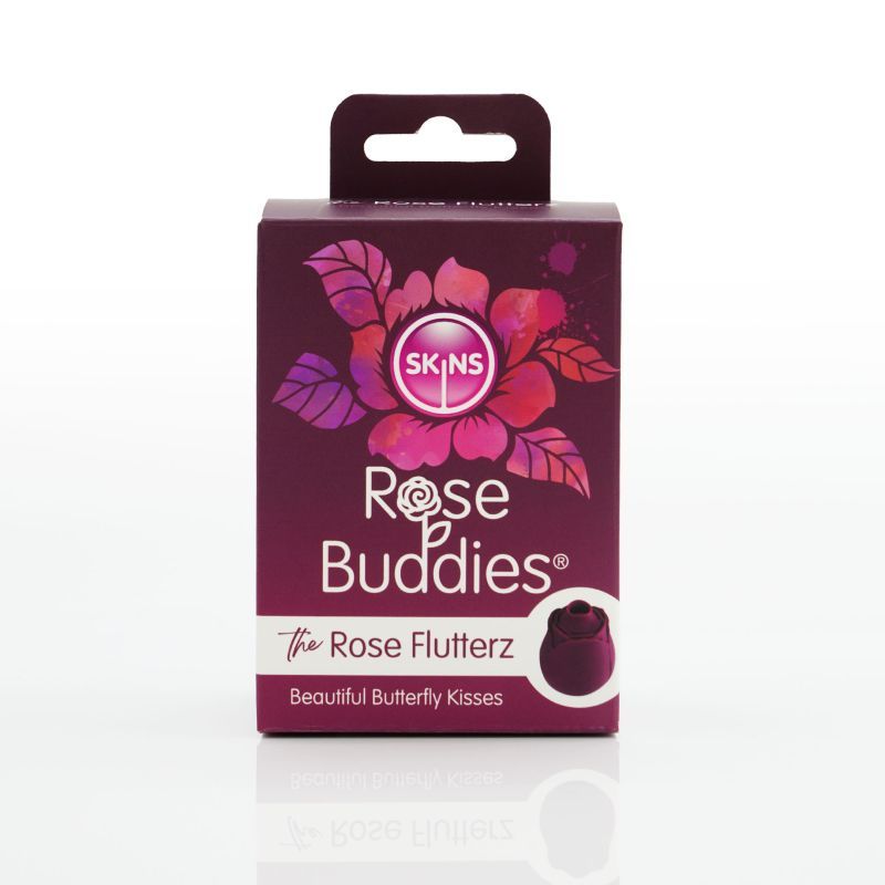 Skins Rose Buddies The Rose Flutters 130g Clitoral Vibe > Sex Toys For Ladies > Rose Stimulators - Tophatter Daily Deals