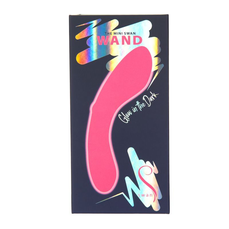 The Mini Swan Wand Glow Pink 12cm Waterproof Massager > Sex Toys For Ladies > G-Spot Vibrators - Tophatter Daily Deals