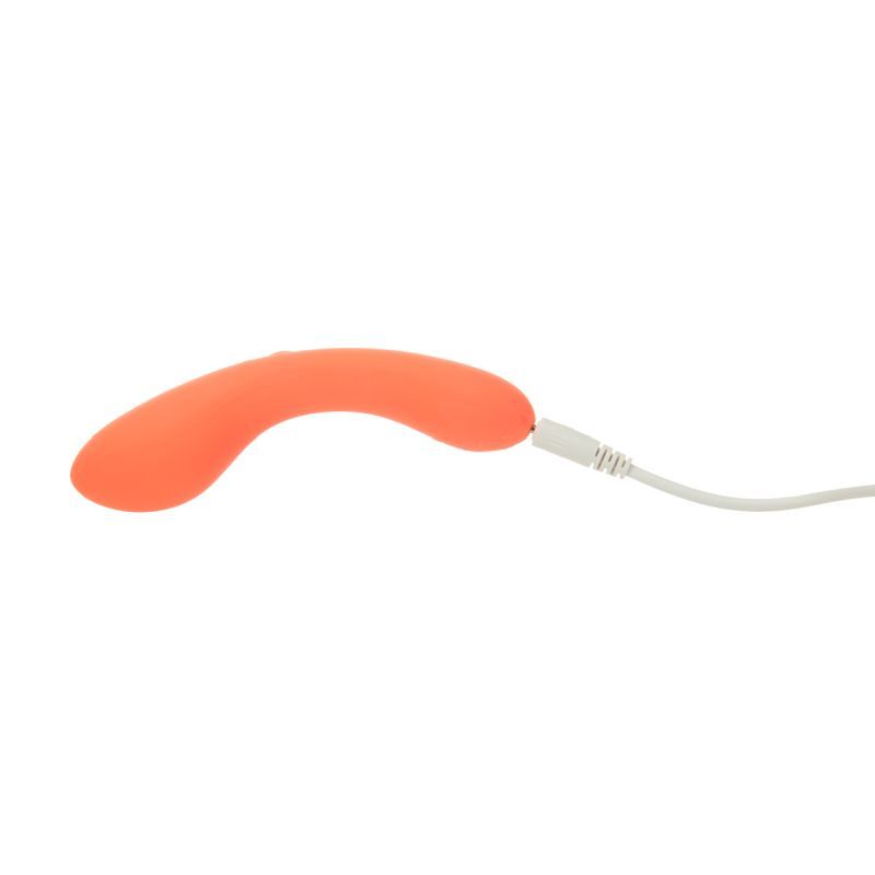 The Mini Swan Wand Glow Orange 12cm Waterproof Silicone > Sex Toys For Ladies > G-Spot Vibrators - Tophatter Daily Deals