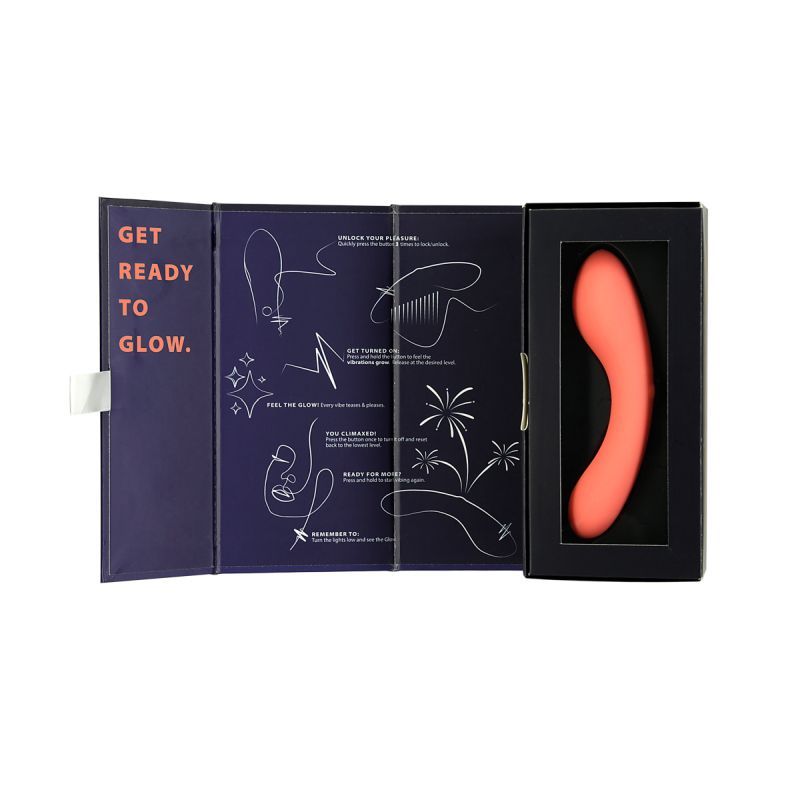 The Mini Swan Wand Glow Orange 12cm Waterproof Silicone > Sex Toys For Ladies > G-Spot Vibrators - Tophatter Daily Deals