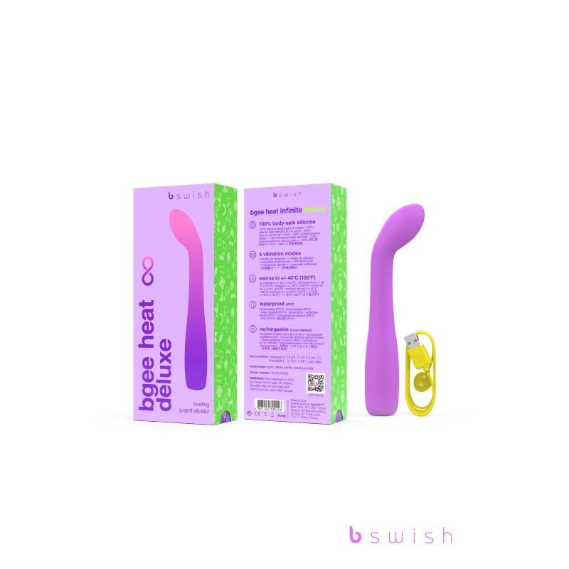 Bgee Heat Infinite Deluxe Sweet Lavender 5 Modes 40cm > Sex Toys For Ladies > G-Spot Vibrators - Tophatter Daily Deals