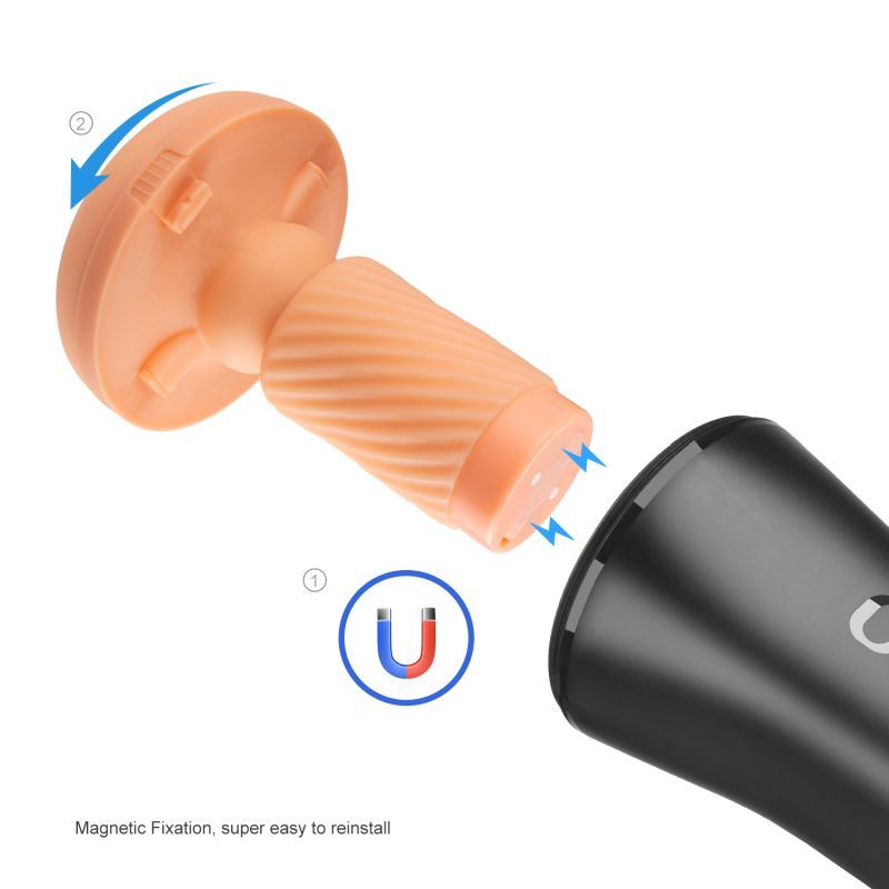 Inscup 3 (Black) – Automatic Masturbator With Thrusting and 360° Circular Contraction Functions > Sex Toys For Men > Masturbators > Vibrating - Tophatter Daily Deals