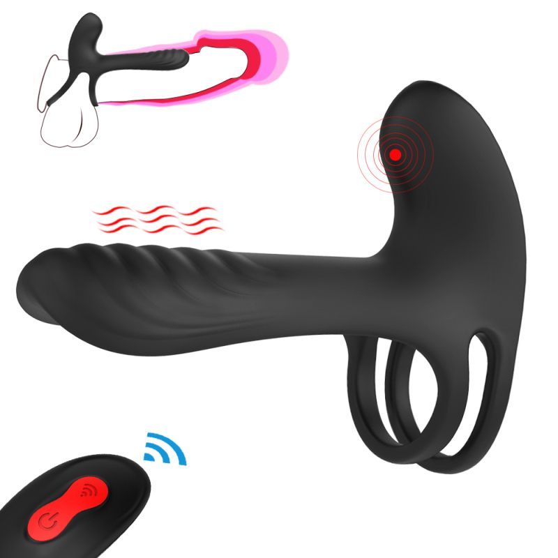 Frank Remote Control Vibrating Penis Shaft and Clit Stimulator – USB Rechargeable Enhancer > Sex Toys > Couples Toys - Tophatter Daily Deals