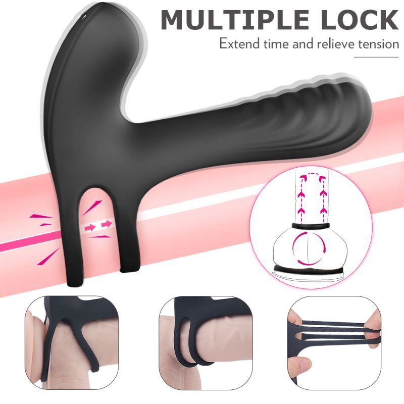 Frank Remote Control Vibrating Penis Shaft and Clit Stimulator – USB Rechargeable Enhancer > Sex Toys > Couples Toys - Tophatter Daily Deals