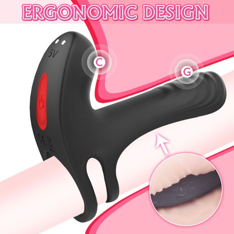 Frank Remote Control Vibrating Penis Shaft and Clit Stimulator – USB Rechargeable Enhancer > Sex Toys > Couples Toys - Tophatter Daily Deals