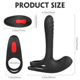 Frank Remote Control Vibrating Penis Shaft and Clit Stimulator – USB Rechargeable Enhancer > Sex Toys > Couples Toys - Tophatter Daily Deals