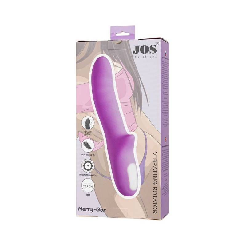 JOS Merry Gor Rotating Shaft Vibrator Violet 20.7cm > Vibrators > Standard Vibrators - Tophatter Daily Deals