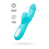 JOS Merry Swirl Rotating Shaft Rabbit Vibrator Blue 20.7cm > Vibrators > Ladies > Rabbit - Tophatter Daily Deals