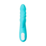 JOS Merry Swirl Rotating Shaft Rabbit Vibrator Blue 20.7cm > Vibrators > Ladies > Rabbit - Tophatter Daily Deals