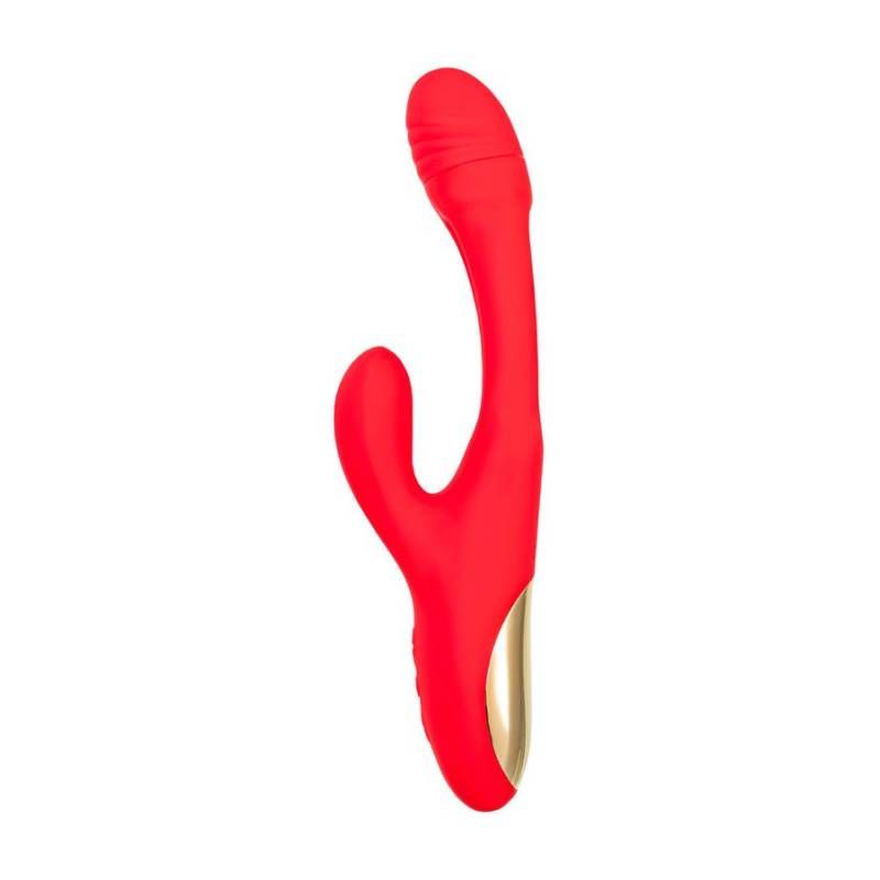 JOS Patti Moving Tongue Rabbit Vibrator in Red > Vibrators > Ladies > Rabbit - Tophatter Daily Deals