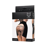 Glossy Leanne Mini Skirt (Black Wetlook) > Clothes > Womens Latex - Tophatter Daily Deals
