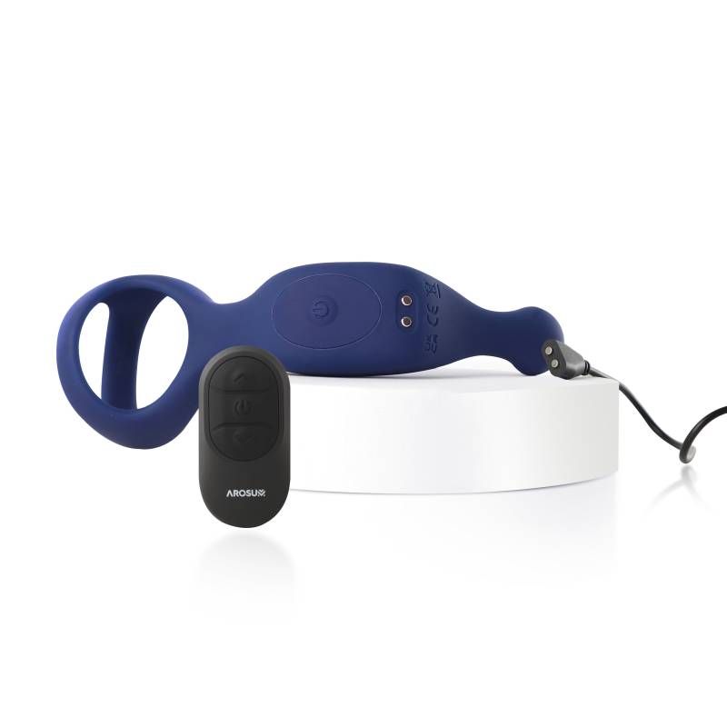Underquaker Vibrating Anal Probe with Cockring and Remote Control > Anal Range > Prostate Plugs - Tophatter Daily Deals