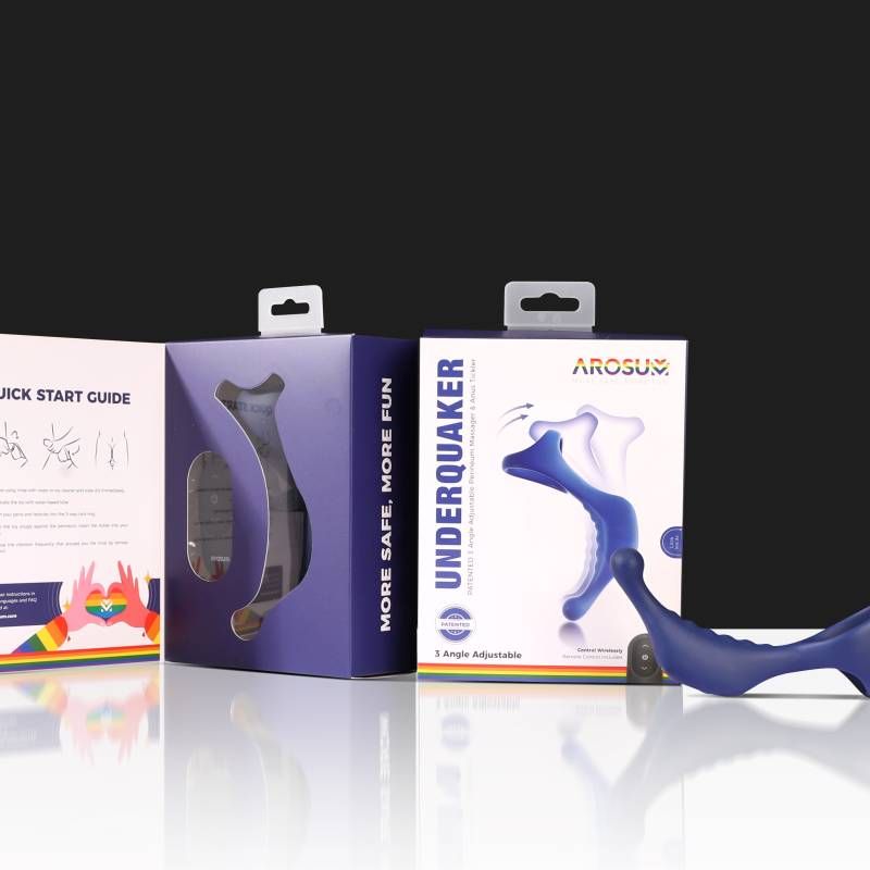 Underquaker Vibrating Anal Probe with Cockring and Remote Control > Anal Range > Prostate Plugs - Tophatter Daily Deals