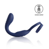 VibraDuo Remote-Controlled Prostate Massager with Cockring > Anal Range > Prostate Plugs - Tophatter Daily Deals