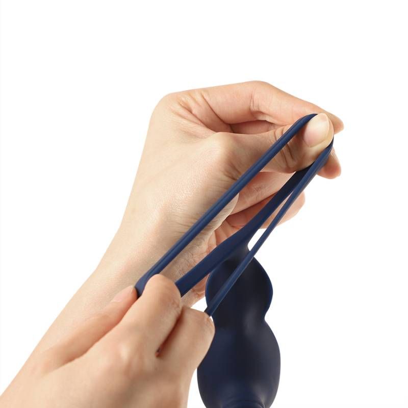 VibraDuo Remote-Controlled Prostate Massager with Cockring > Anal Range > Prostate Plugs - Tophatter Daily Deals
