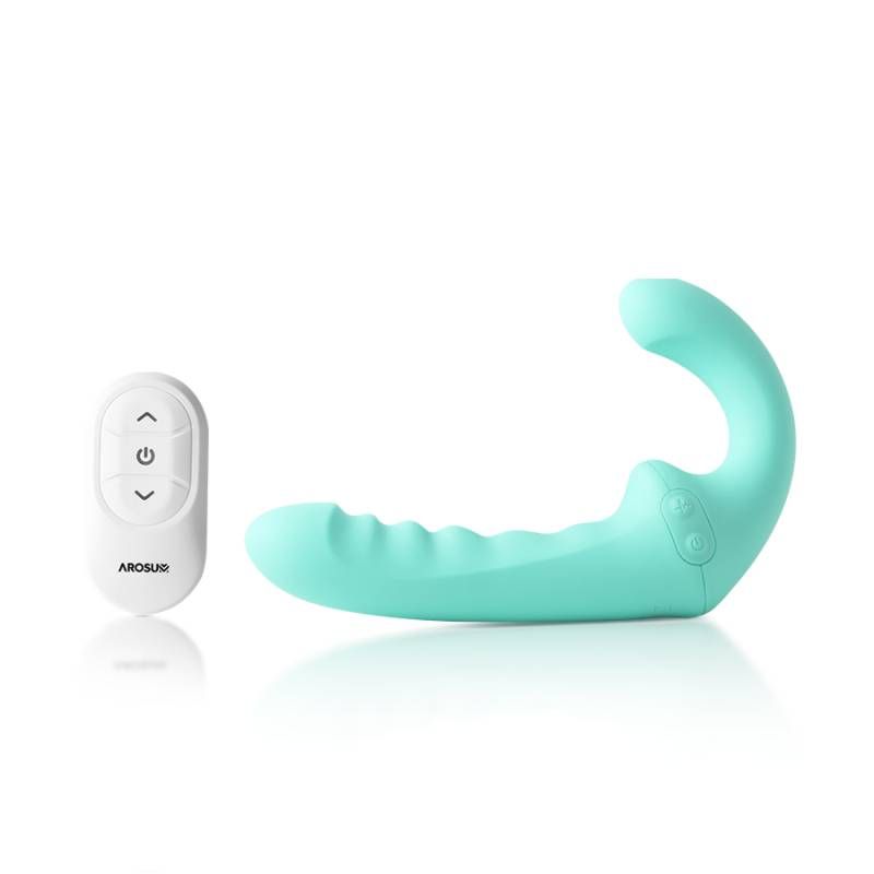 VibraTwin Come Hither Strapless Strap On With Remote > Dildos > Strapless Strap Ons - Tophatter Daily Deals
