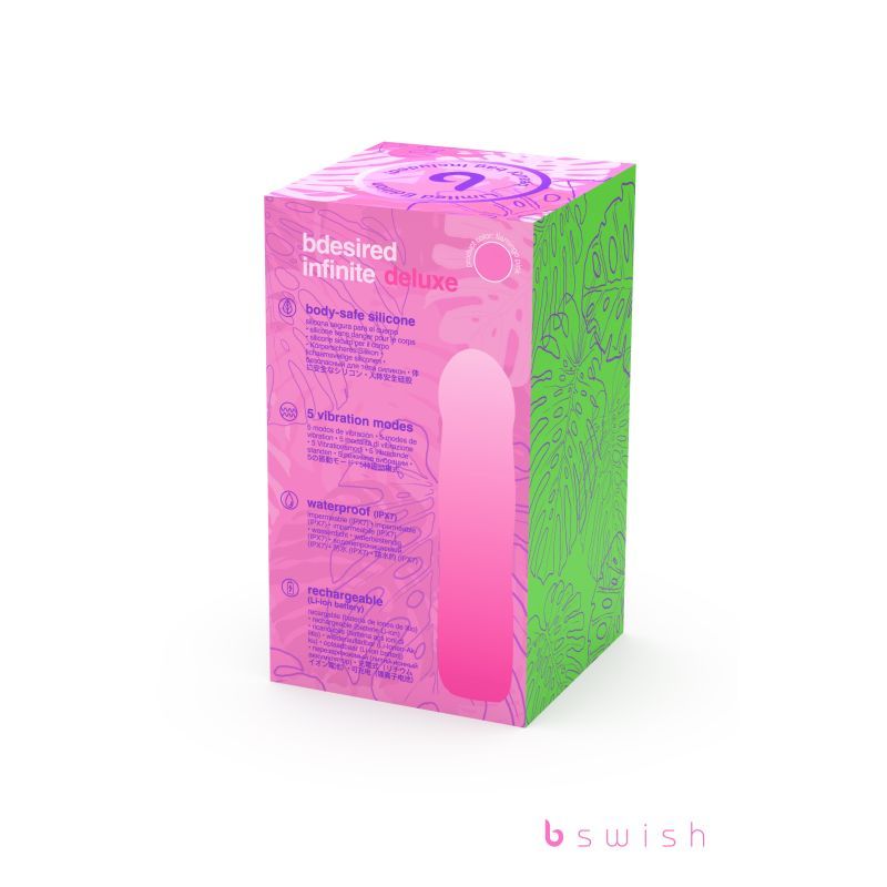 Bdesired Infinite Deluxe Flamingo Pink 7 Inch > Sex Toys For Ladies > G-Spot Vibrators - Tophatter Daily Deals