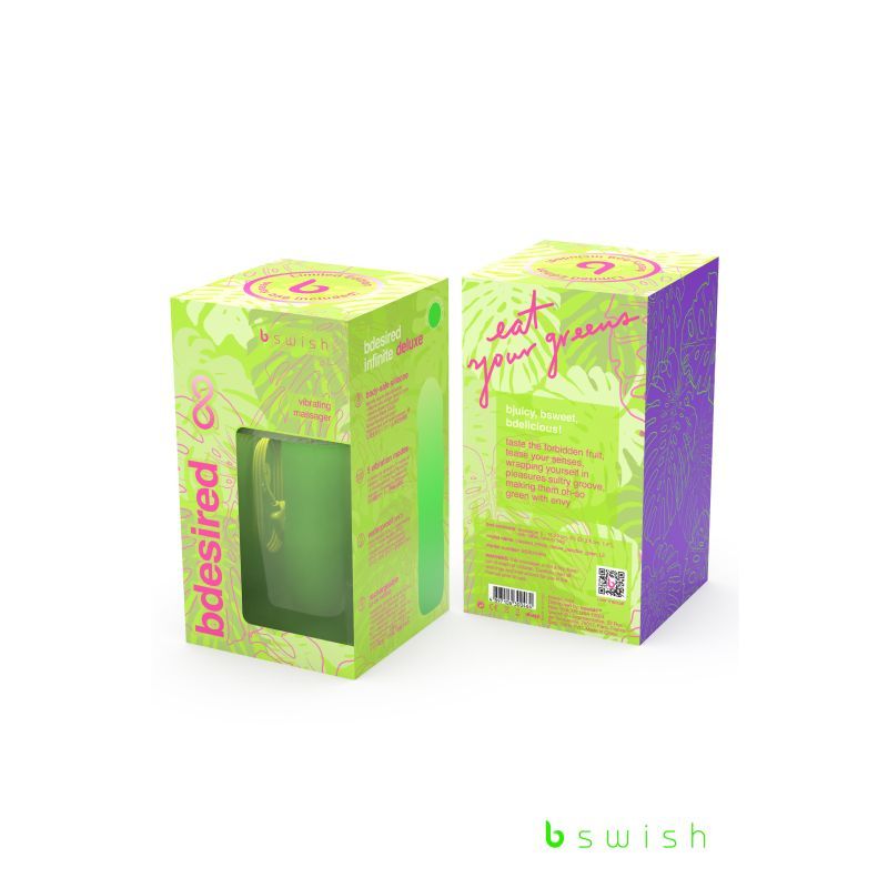 Bdesired Infinite Deluxe Paradise Green Vibrator 8 Inches > Vibrators > Standard Vibrators - Tophatter Daily Deals
