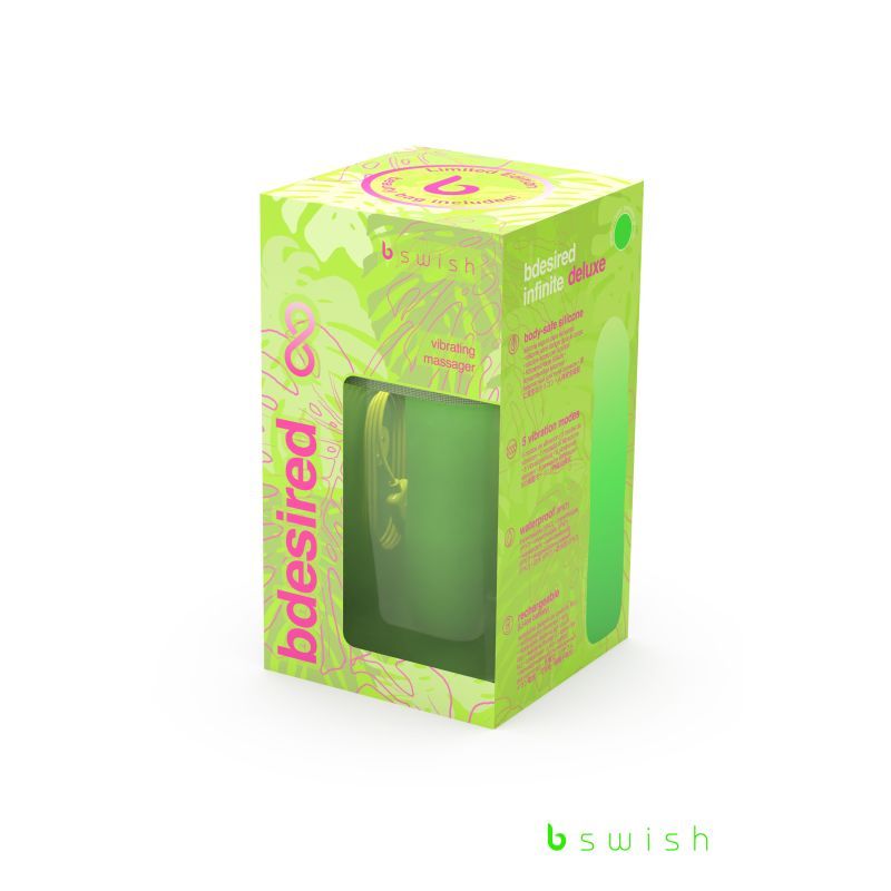 Bdesired Infinite Deluxe Paradise Green Vibrator 8 Inches > Vibrators > Standard Vibrators - Tophatter Daily Deals