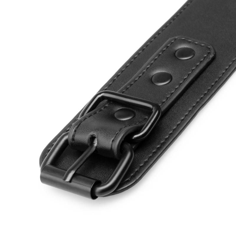 Kinky Bondage Set 5 Piece in Black Faux Leather > Bondage Gear > Bondage Kits - Tophatter Daily Deals