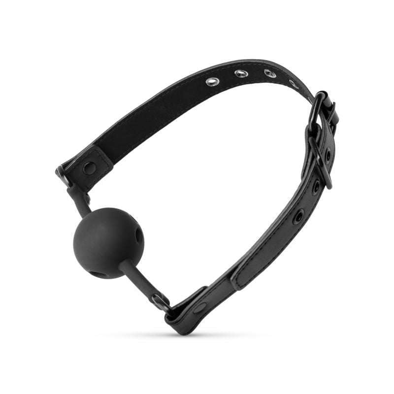 Breathable Silicone Ball Gag for Beginners in Black > Bondage Gear > Gags and Bits - Tophatter Daily Deals